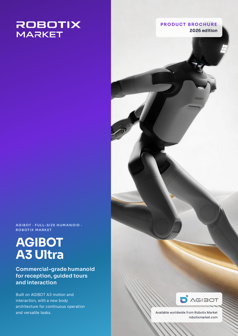 Интерактивный человекоподобный робот высокой подвижности AgiBot A3 Ultra – Брошюра о продукте