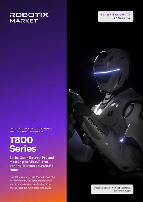 EngineAI T800 EDU Open Source Edition humanoïde robot – Productbrochure