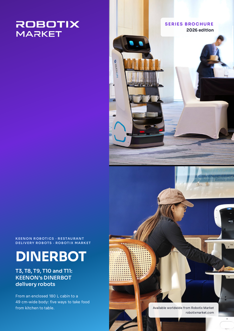 Keenon DINERBOT T9 bezorgrobot voor restaurants – Productbrochure
