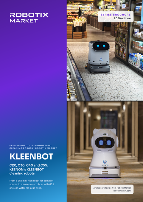 Keenon KLEENBOT C20 Compacte autonome vloerreiniger – Productbrochure