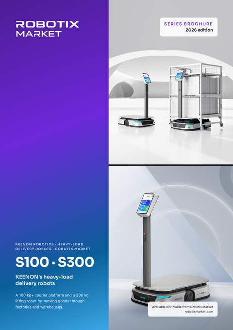 روبوت التوصيل للأحمال الثقيلة Keenon S100 – كتيب المنتج