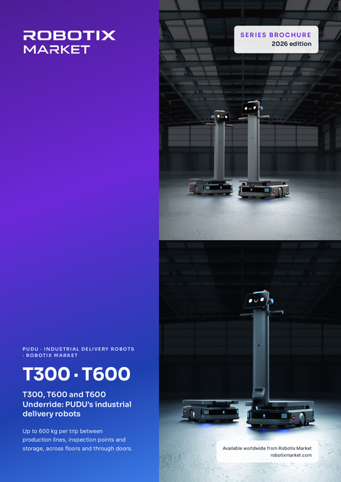 PUDU T600 Endüstriyel Teslimat Robotu – Ürün Broşürü