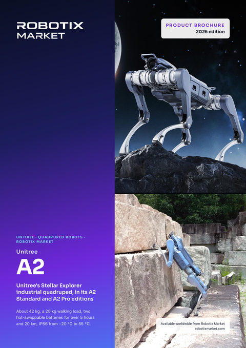 Robot quadrupède Unitree Robotics A2 Standard – Brochure du produit