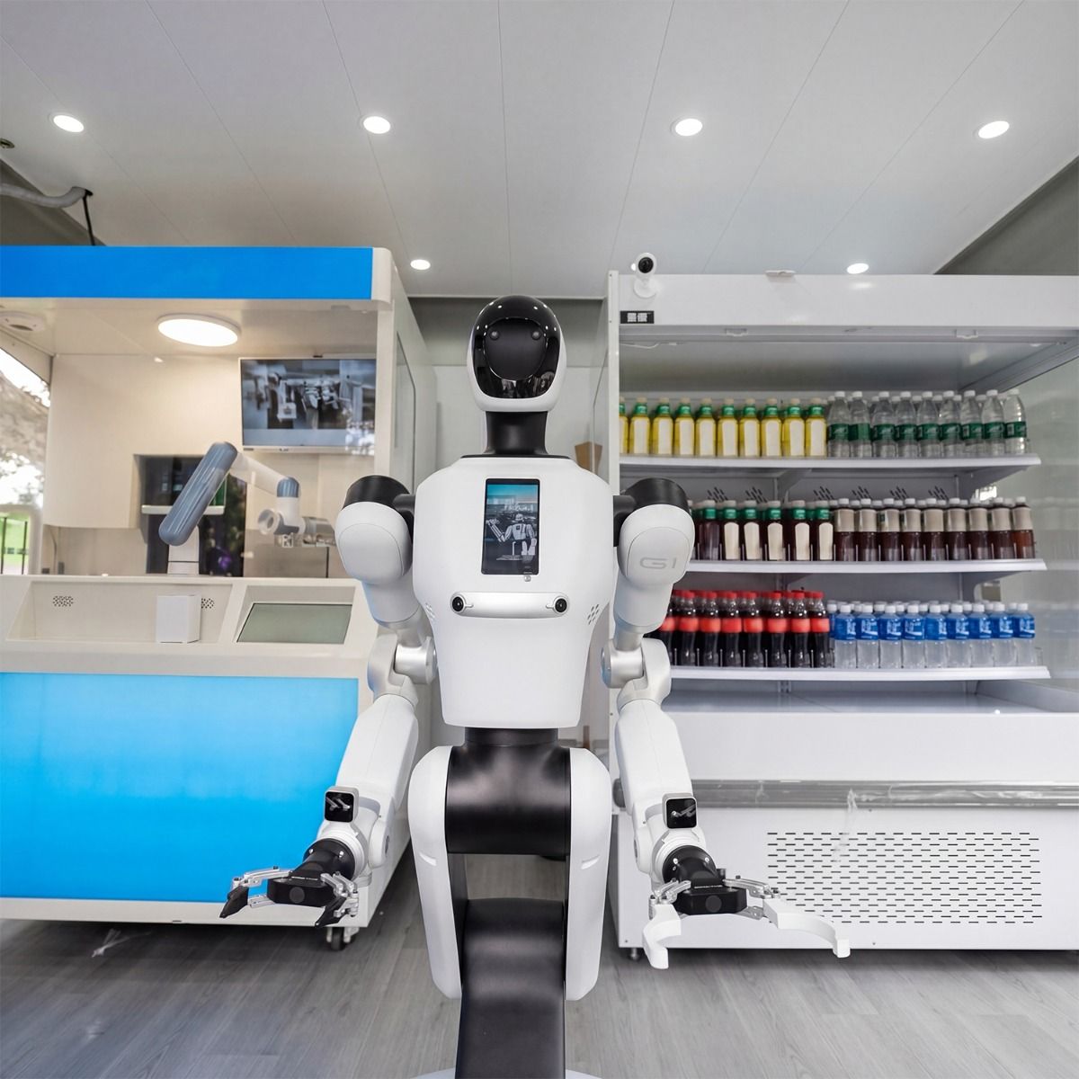 Galbot Galaxy Space Capsule Humanoid Retail Store