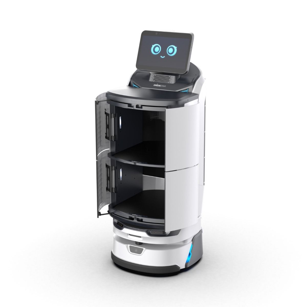 OrionStar LuckiBot Pro Autodoor Secure Delivery Robot